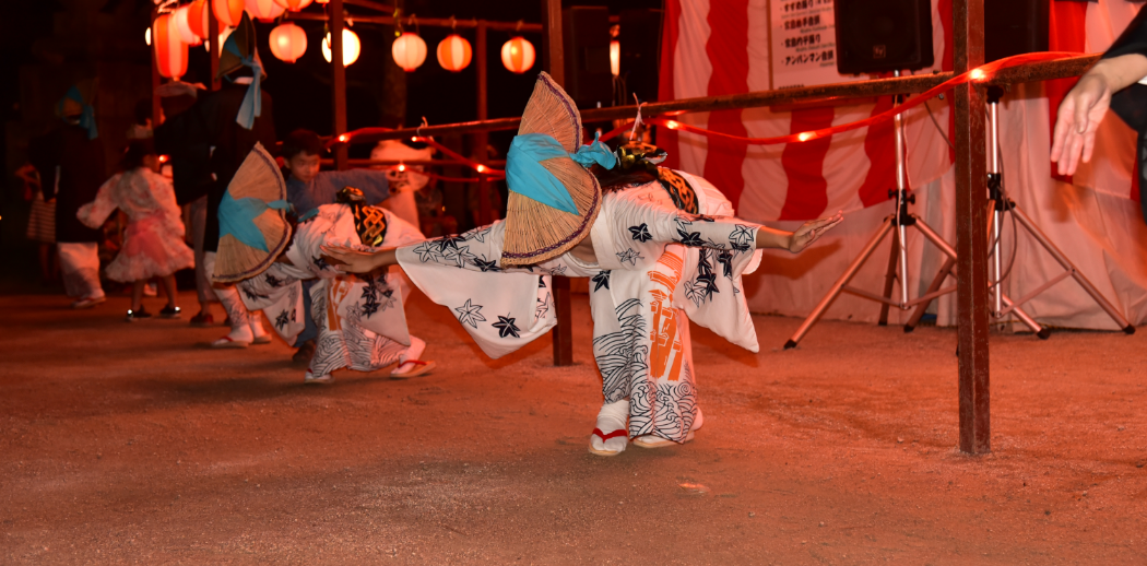 宮島踊のひとつ、すずめ踊り